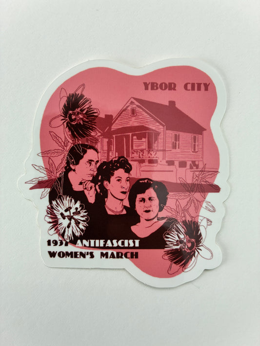1937 Antifascist Women's March stickers